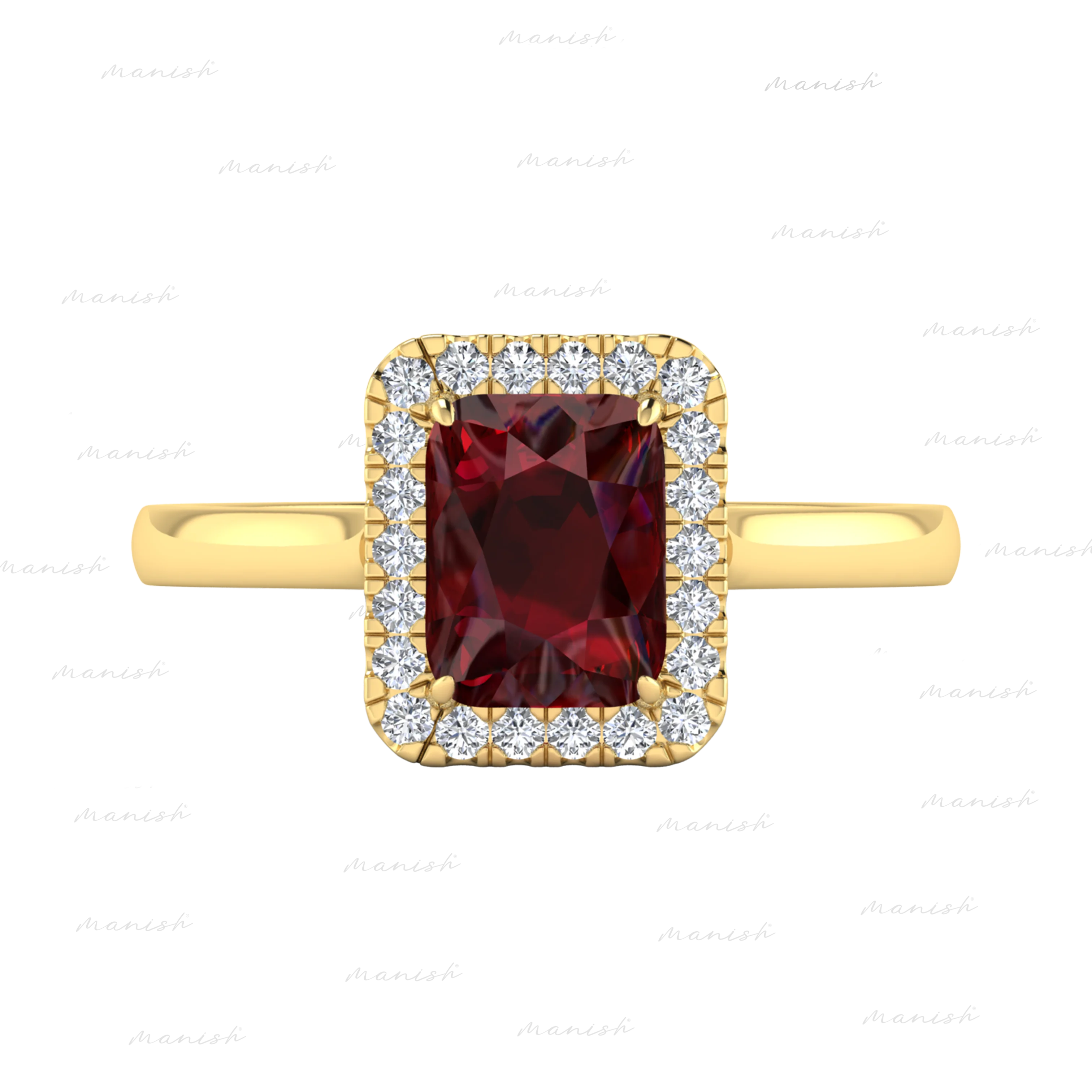 Eka Diamond and Ruby Ring